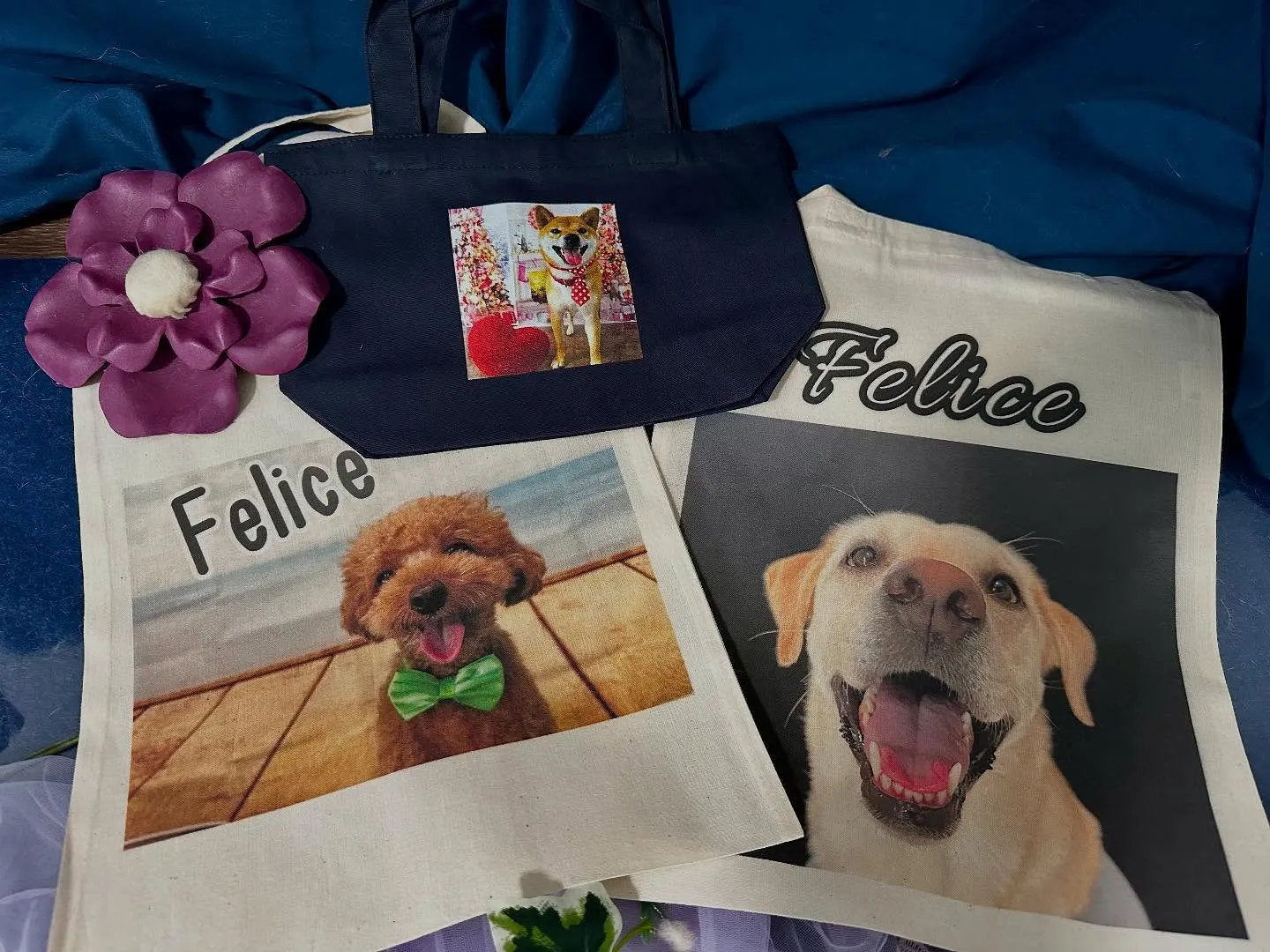 8月の写真撮影会イベントで撮った写真で作ったカバンが続々とお...